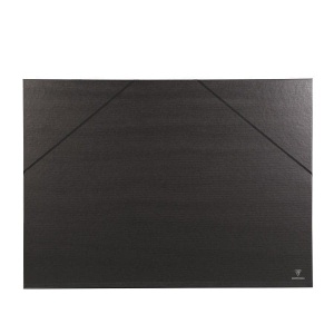 Teczka kartonowa Clairefontaine Kraft Black - 52x72cm - z gumką