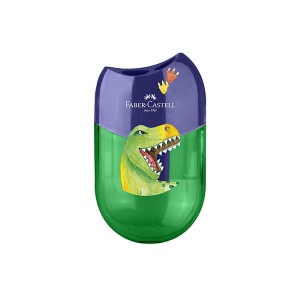 Temperówka podwójna Faber-Castell Two Tones - dinozaury