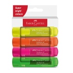 Zestaw zakreślaczy Faber Castell Textliner 1546 Superfluorescent - 4 kolory