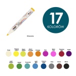 Markery do tkanin KREUL TEXTIL SUNNY do jasnych tkanin - różne kolory