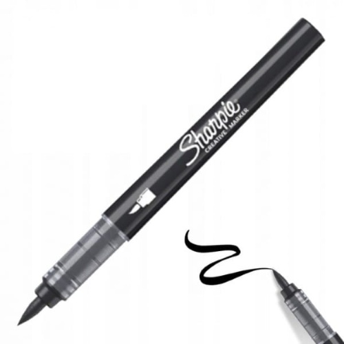 Marker akrylowy Sharpie Creative Marker - czarny brushpen