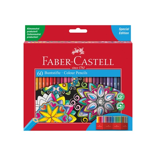 Kredki ołówkowe FABER-CASTELL ECO Zamek 60 kolorów.jpgKredki ołówkowe FABER-CASTELL ECO Zamek 60 kolorów