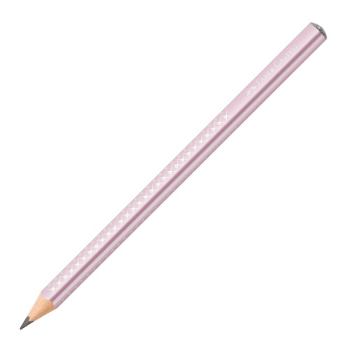 Ołówek grafitowy Jumbo Grip 2001 Faber-Castell - B - rose metallic.jpg