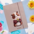 Teczka papierowa z gumką narcissus A4 Chomik