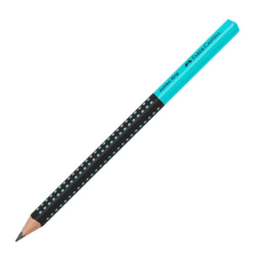 Ołówek-grafitowy-Faber-Castell-Jumbo-Grip-2001-Two-Tones-HB-czarno-turkusowy