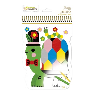 Kolorowanka dla najmłodszych Avenue Mandarine Graffy Nimo - Turtle