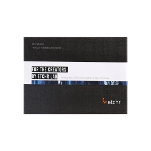 Zestaw kart akwarelowych (pocztówki) Etchr Premium Watercolour Postcards - 230g, 10,5x15cm cold press 100 kart
