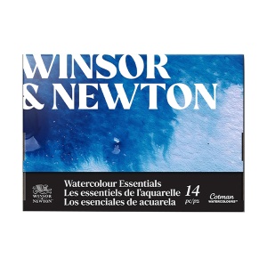 Zestaw farb akwarelowch Winsor&Newton Cotman + akcesoria - 14 elementów