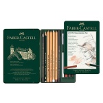 Zestaw węgli rysunkowych Faber Castell Pitt Monochrome - 12 sztuk
