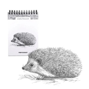 Szkicownik Narcissus Jeż - 120g, 60ark, A5 na spirali