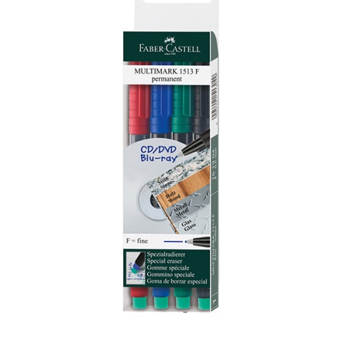 Zestaw foliopisów Faber-Castell Multimark OHP - 4 kolory (fine).jpg