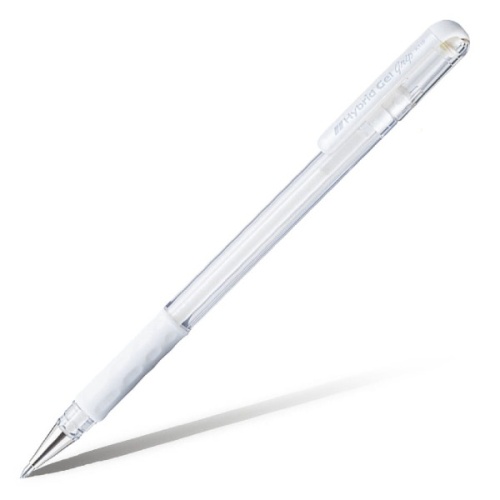 K118-Pentel-dlugopis-zelowy-bialy
