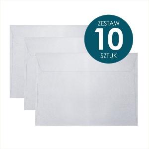 Koperta Galeria Papieru C6, 114x162mm, Kalka mleczna - 10 sztuk 