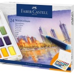 Zestaw farb akwarelowych w kostkach FABER-CASTELL Creative Studio - 24 kolory