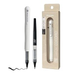 Flamaster do kaligrafii Kuretake ZIG Cocoiro Letter Pen White Body 01 - czarny wkład