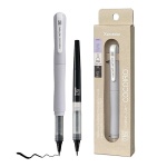 Flamaster do kaligrafii Kuretake ZIG Cocoiro Letter Pen Frog Grey Body 02 - czarny wkład
