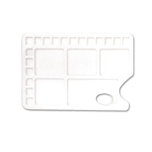 Paleta plastikowa PROSTOKĄTNA graART 34x23,5cm