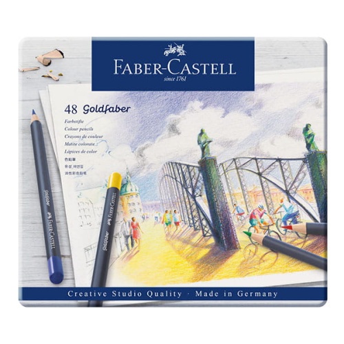 Kredki ołówkowe Faber Castell Goldfaber - 48 kolorów.jpg