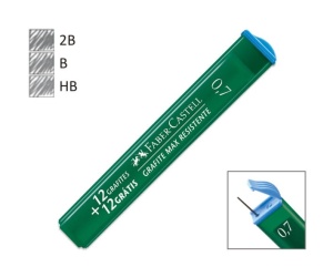 Rysiki, grafity do ołówków POLYMER FABER-CASTELL - 0,7mm