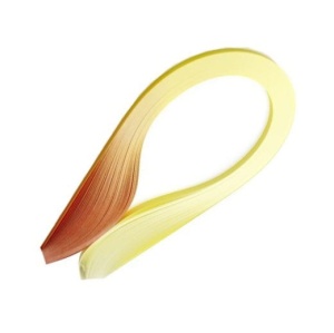 Paski cieniowane do quillingu 10mm, 120g - odcienie żółci