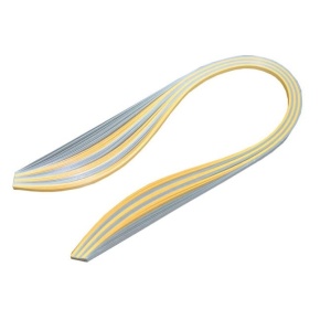 Paski do quillingu 10mm, 130g - srebrne i złote