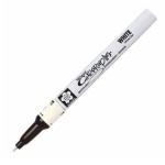 Marker permanentny Pen-touch Calligrapher Sakura - 1,8mm - biały