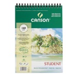 Blok rysunkowy Canson Student fakturowany - 150g, 50ark, A4, na spirali 