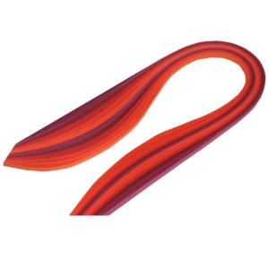 Paski do quillingu 10mm, 130g - odcienie czerwieni
