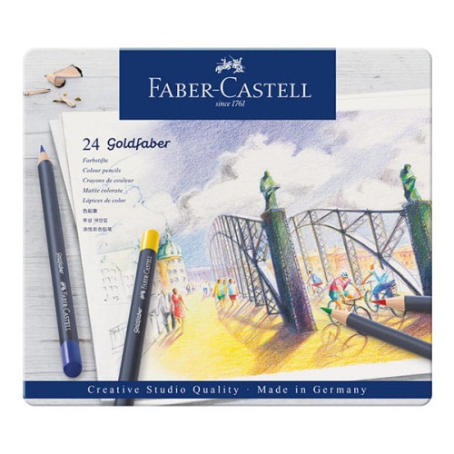 Kredki ołówkowe Faber Castell Goldfaber - 24 kolory.jpg